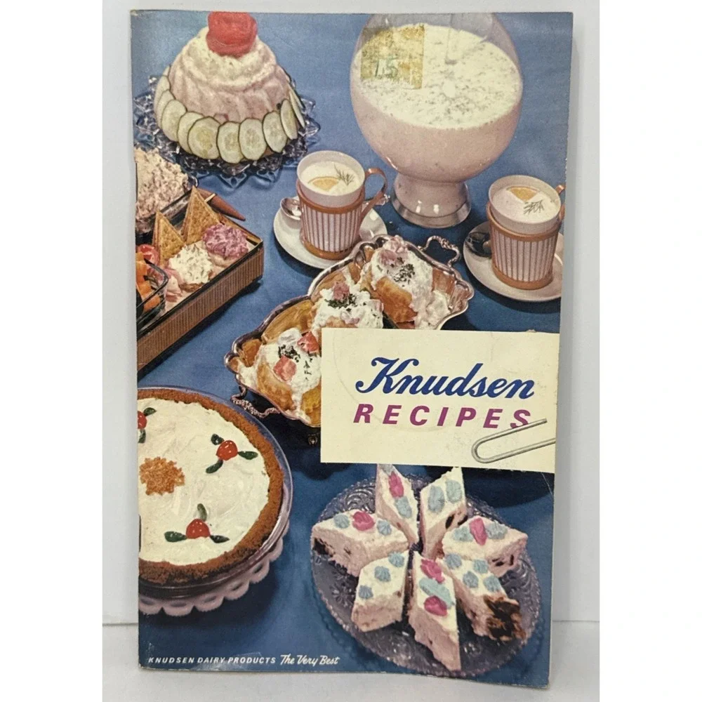 Knudsen Recipes 1962 Cookbook Vintage Paperback